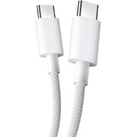 Xiaomi Hypercharge 60W Type C to Type C Cable (Braided) for iPhone, Smartphones, Tablets, Laptops, Macbook & Other Type C Devices, Supports Power Delivery (PD) Technology, 480Mbps Data Sync