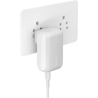 Belkin BoostCharge 42W Dual Port Wall Charger, USB-C + USB-A Charger Fast Charging for iPhone 16, 16 Plus, 16 Pro, 16 Pro Max, iPhone 15, Galaxy S24, Plus, Ultra, iPad, Pixel, AirPods & More - White