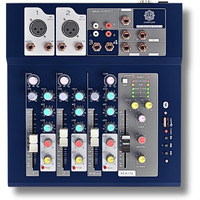 DIGIMORE Audio Mixer 4 Channel | Mixing Console with USB Audio mp3 and 48V Phantom Power, Stereo Equalizer, Ideal for Stage, Live Gigs, and Karaoke (D-250)
