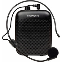 DIGIMORE Voice Amplifier for Teachers with Bluetooth | 8 Hrs Battery | Wired Headset Mic with 10W Speaker for Tour Guides,Yoga,Classroom Teaching Aid for Schools & Colleges (D-1200)