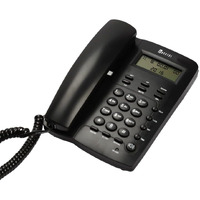 Beetel M56 Caller ID Corded Landline Phone with 16 Digit LCD Display & Adjustable Contrast,2Ways Speaker Phone, 30 Incoming and 5 Outgoing Memory, Solid Build Quality,Classic Design (Black)(M56)