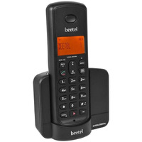 Beetel X90 Cordless 2.4Ghz Landline Phone with Caller ID Display, Stores 50 Contacts, Upto 8Hrs of Talk time, Solid Build Quality, Alarm Function, Auto Answer, Mute & Flash Function (Black X90)