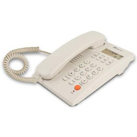 Beetel Newly Launched G20,TEC Certified,Caller ID LCD Display,Ringer LED,DTMF/FSK Compatible,Adjustable Handset/Ringer Volume,Music on Hold,Wall Mountable,3 Level LCD Contrast,Alarm(G20-Warm Grey)