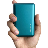 Ambrane 20000 mAh Power Bank with 22.5W Fast Charging, Compact Size, Triple Output, Type C PD (Input & Output), Li-Polymer, Metallic Body, Made in India + Type C Cable (Powerlit XL, Green)