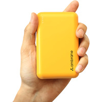 Ambrane 20000 mAh Mini Power Bank with 22.5W Fast Charging, Pocket Size, Triple Output, Type C PD (Input & Output), Li-Polymer, Made in India + Type C Cable (Powerlit XL Lite, Yellow)