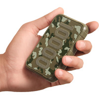 Ambrane 10000mAh Rugged, Slim & Compact Powerbank, 22.5W Fast Charging, USB & Type C Output, Power Delivery, Quick Charge for iPhone, Android & Other Devices (Force 10k, Dark Green)