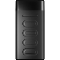 Ambrane 10000mAh Slim & Compact Powerbank, 22.5W Fast Charging, USB & Type C Output, Power Delivery, Quick Charge for iPhone, Android & Other Devices, Made in India + Type C Cable (Stylo 10, Black)