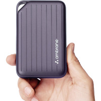 Ambrane 10000mAh Powerbank, Slim & Compact (Pocket & Travel-Friendly) 22.5W Fast Charging, USB & Type C Output, Power Delivery, Compatible with iPhone, Android & Other Devices, (Line-10, Purple)