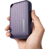 Ambrane 20000mAh Compact Powerbank, 22.5W Fast Charging, USB & Type C Output, Power Delivery, (Mini & Pocket Friendly), Compatible with iPhone, Android, Other Devices, LED Indicator (Line 20, Purple)