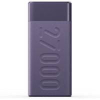 Ambrane 27000mAh Powerbank, 22.5W Fast Charging, Triple Output (2 USB & 1 Type C), PD, Quick Charge for iPhone, Android & Other Devices, Made in India + Type C Cable (Stylo Pro 27K, Deep Purple)