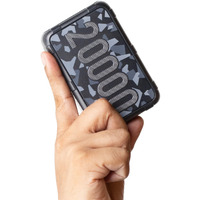 Ambrane 20000mAh Rugged Compact Powerbank, Slim & Lightweight with 22.5W Fast Charging, USB & Type C Output, Power Delivery, Quick Charge for iPhone, Android & Other Devices (Force 20k, Black)
