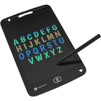 Portronics Ruffpad 8.5M Multicolor LCD Writing Pad with Screen 21.5cm (8.5-inch) for Drawing, Playing, Handwriting Gifts for Kids & Adults, India's first notepad to save and share your child's first creatives via Ruffpad app on your Smartphone(Black)