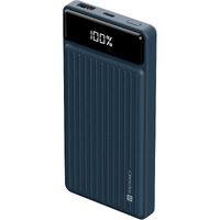 Portronics Luxcell B 10K 10000 mAh 22.5W Fast Charging Power Bank, Ultra Slim Power Bank with Mach USB-A Output, Type C PD Output, Type C Input, Wake Up Button(Dark Blue)