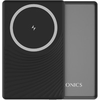 ZEBRONICS MW68 Wireless Power Bank, 10000 mAh, Rapid Charge, Magsafe Compatible, Outputs - 22.5W Wired | 15W Wireless, Type C PD Input & Output, Made in India (Black)