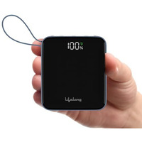 Lifelong Pulse 10000 mAh Fast 22.5 W Cable Included Compact Size Power Bank with 4 Input/Output Port (Lithium Polymer, Fast Charging, Quick Charge 3.0 for Mobile, Earbuds, Smartwatch, Speaker, Tablet)