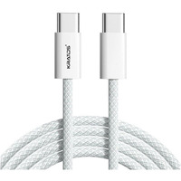Kratos Type C to Type C Fast Charging Cable 1M Unbreakable Nylon Braided C to C cable fast charging compatible with Samsung Galaxy Series, Realme, Redmi, Vivo,Oppo & type c devices, 480Mbps Data Sync