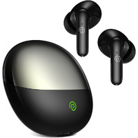 pTron Zenbuds Evo TWS in Ear Earbuds, Ai-Trutalk Enc Calls, 45Ms Movie/Music Modes, Deep Bass, 32Hrs Playtime, Bluetooth 5.3 Headphones, Ipx5 Water Resistant & Type-C Fast Charging (Black)