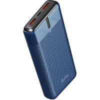 pTron Dynamo Surge 20000mAh 22.5W Fast Charging Power Bank, Supports VOOC/Wrap/Dash USB Charging, 20W PD Fast Charging, 3 Outputs, 1 Input & Multiple Layers of Protection (Blue)