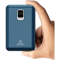 pTron Dynamo Ultra 20000mAh Power Bank, 22.5W Superfast Charging, Compact Size, Type-C/PD 20W Fast Charging, Supports VOOC/Wrap/Dash/Quick Charge Protocols, 3 Output Ports, Type-C Input/Output (Blue)