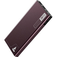 boAt Energyshroom PB300 Powerbank with 10000mAh Battery, 22.5w Fast Charging, 12-Layer Smart IC Protection, LED Indicators and Aluminum Alloy Casing(Burgundy)