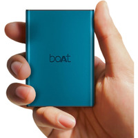 boAt Energyshroom PB400 Pro 20000mAh | Pocket Size, Compact Power Bank w/Type-C Input (2-Way Port), 3X Output Ports, Compatible with Tablets, Smartphones, Earbuds, Smartwatch(Steel Blue)