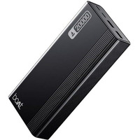 boAt Newly Launched Energyshroom PB401 20000mAh Power Bank| Micro USB and Type C (2-Way Input Ports), 22.5W, 3X Output Ports, Compatible with Tablets, Smartphones, Earbuds, Smartwatch (Carbon Black)