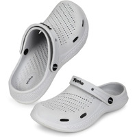 YOHO Classic Clogs for Men | Cushioned Footwear | Lightweight | Waterproof l Stylish Dove Grey