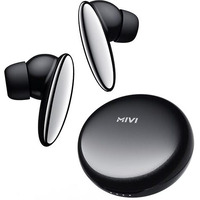 Mivi DuoPods A750 True Wireless Earbuds, 55+ Hrs Playtime, Multi Device Connectivity, AI-ENC for Call Clarity, Type C Fast Charging, Metallic Finish, IPX 4.0, Made in India
