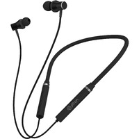 pTron Tangentbeat in-Ear Bluetooth 5.0 Wireless Headphones with Mic, Deep Bass, 10mm Drivers, Clear Calls, Dual Pairing, Fast Charging, Magnetic Buds, Voice Assistant & IPX4 Wireless Neckband (Black