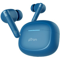 pTron Bassbuds Duo Pro TWS in Ear Earbuds with 3D Audioscape,Trutalk Ai-Enc Calls,Thunder Bass,38H Playtime,50Ms Low Latency Movie/Music Modes,Bt 5.3&Ultra Hd Mic,Fast Type-C Charging&Ipx5(Blue)