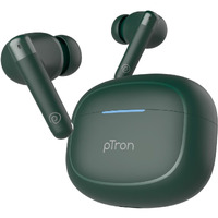 pTron Bassbuds Duo Pro TWS in Ear Earbuds with 3D Audioscape,Trutalk Ai-Enc Calls,Thunder Bass,38H Playtime,50Ms Low Latency Movie/Music Modes,Bt 5.3&Ultra Hd Mic,Fast Type-C Charging&Ipx5(Green)