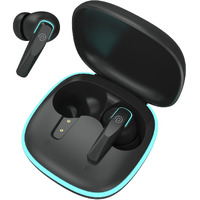 pTron Zenbuds Evo X2 in-Ear TWS Earbuds with Quad Mic & ENC Calls, 50H Playtime, 40ms Low Latency Sync, Bluetooth 5.3 Headphones, Type-C Fast Charging & IPX5 Water Resistant (Black)