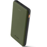 URBN 10,000mAh Ultra Slim Power Bank with Type C Dual Ports | 12W Fast Charging | 4-Layer Circuit Protection | BIS Certified | Made in India | 6-Month Replacement Warranty | Free Type C Cable | Camo