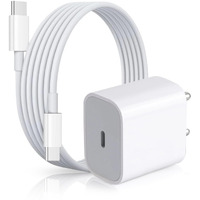 UNIGEN 20W PD 3.0 Fast Charger Adapter Compatible with iPhone 16/15/15 Plus/15 Pro/15 Pro Max, Laptop & Other Type C Devices with 1 Meter Type C to C Data Cable (Adapter+Cable)