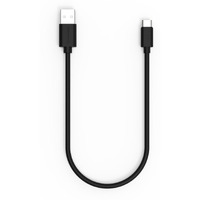 twance Small 0.25 Meter USB-Type C 3.1A fast charging & 480 Mbps high speed data transfer cable| Black Color| Compatible with Samsung, moto, Oneplus, VIVO, Realme, Nothing & any C port enable device
