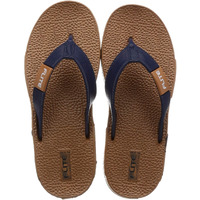 FLITE Men Tan Navy Slippers-10 UK (44 2/3 EU) (FL0330G_TNNV0010)