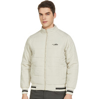 Qube By Fort Collins Men's Nylon Short Length Jacket, 7292, Stone, L