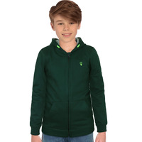 ALLEN SOLLY Junior Boy's Regular Fit Cotton Hooded Neck Sweatshirt (ABSS31901812_Green_14_Green_13 Years-14 Years)