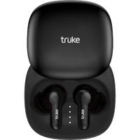 truke Buds S2 Lite True Wireless Made in India Earbuds with MEMS Quad-Mic ENC, 48H Playtime, 10mm Real Titanium Speaker, Gaming Mode, Type-C Fast Charge, AAC Codec, BT 5.1, IPX4 (Black)