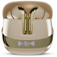 ACwO DwOTS 747 TWS Earbuds | Dual Device Connectivity | ANC 32dB | 4 AI-ENC Mics | 65H Playback | Bass & Theatre Modes | 3D Spatial Audio | Bluetooth 5.4 | Coffee Cream
