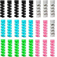HUMBLE Spiral Charger Cable Protector Data Cable Saver Charging Cord Protective Cable Cover (25 Pieces)