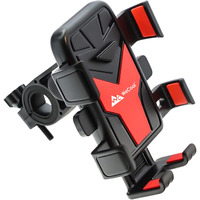 WeCool B3 One-click locking Mobile Holder for Bikes, Anti-shaking design, 3-directional cushioning pads, 360 rotation,Securely holds 6-9 cm phones, perfect for mounting map and GPS navigation devices