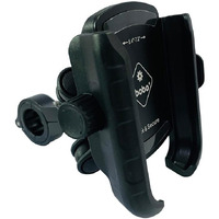 BOBO BM14 PRO Plus Quick Release with PRO Plus Vibration Damper Waterproof Bike/Motorcycle/Scooter Mobile Phone Holder Mount, Ideal for Maps and GPS Navigation (Black)