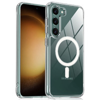 Zapcase Back Case Cover for Samsung Galaxy S23 5G | Compatible for Samsung Galaxy S23 5G Back Case Cover | Compatible with MagSafe | Scratch-Resistant Back Case Cover | Clear