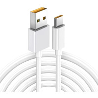 Sounce Realme 65W Super Vooc Charge, Data Sync Fast Charging Type-C Cable Compatible for Realme XT, Realme XT 730G, Realme X2, Realme 6 Pro, Realme Narzo 20A, Realme 7, Realme 7 Pro - 2 Meter
