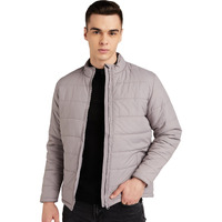 Amazon Brand - Symbol Men's Solid Full Sleeves Regular Fit Bomber Standard Length Jacket (AZ-TR-AW03_Stone Grey_L)