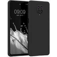 LIRAMARK Silicone Soft Back Cover Case for Xiaomi Redmi Note 10 Lite/Redmi Note 9 Pro/Redmi Note 9 Pro Max/Poco M2 Pro (Black)