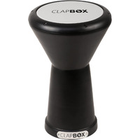 Clapbox Darbuka- Aluminium (9 Inches, Black) Full Size