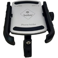 BOBO BM4 Jaw-Grip Waterproof Bike/Motorcycle/Scooter Mobile Phone Holder Mount, Ideal for Maps and GPS Navigation (Silver)