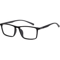LENSKART BLU | Zero Power Bluecut & Antiglare Computer Eyeglasses | Gaming Glasses | Black Full Rim Rectangle | For Men and Women | Large | LB E14255